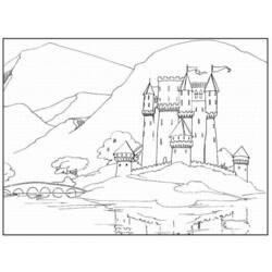 Coloring page: Palace (Buildings and Architecture) #62587 - Printable coloring pages