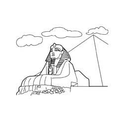Pyramid (Buildings and Architecture) coloring page #190984 to print and color