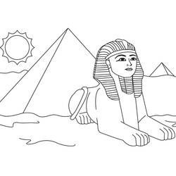 Pyramid (Buildings and Architecture) coloring page #190985 to print and color