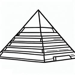 Pyramid (Buildings and Architecture) coloring page #190991 to print and color
