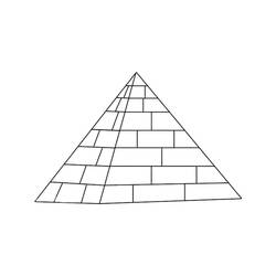 Pyramid (Buildings and Architecture) coloring page #190995 to print and color