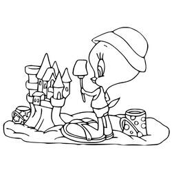 Coloring page: Sand castle (Buildings and Architecture) #204744 - Free Printable Coloring Pages