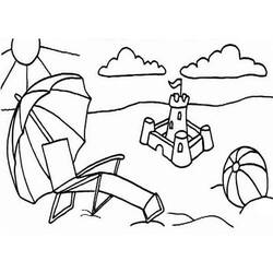 Coloring page: Sand castle (Buildings and Architecture) #204754 - Free Printable Coloring Pages