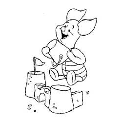 Coloring page: Sand castle (Buildings and Architecture) #204772 - Free Printable Coloring Pages