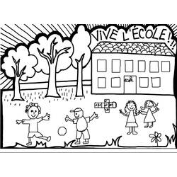 Coloring page: School (Buildings and Architecture) #64057 - Printable coloring pages