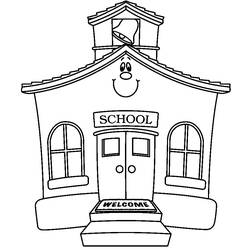 Coloring page: School (Buildings and Architecture) #66808 - Printable coloring pages