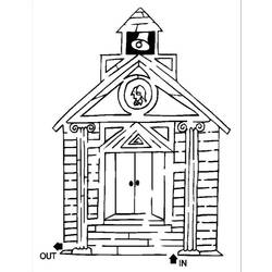 Coloring page: School (Buildings and Architecture) #66847 - Free Printable Coloring Pages