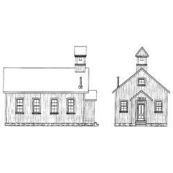 Coloring page: School (Buildings and Architecture) #66889 - Free Printable Coloring Pages
