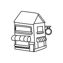 Coloring page: Shop (Buildings and Architecture) #23369 - Printable coloring pages