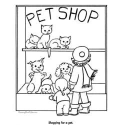 Coloring page: Shop (Buildings and Architecture) #23373 - Printable coloring pages