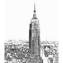 Coloring page: Skyscraper (Buildings and Architecture) #65575 - Printable coloring pages