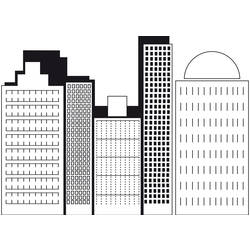 Coloring page: Skyscraper (Buildings and Architecture) #65873 - Printable coloring pages