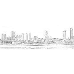 Coloring page: Skyscraper (Buildings and Architecture) #65965 - Printable coloring pages