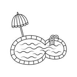 Coloring page: Swimming Pool (Buildings and Architecture) #186057 - Free Printable Coloring Pages