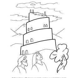 Coloring page: Tower of Babel (Buildings and Architecture) #213658 - Free Printable Coloring Pages
