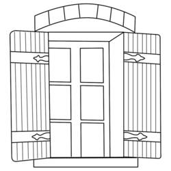 Coloring page: Window (Buildings and Architecture) #168549 - Free Printable Coloring Pages