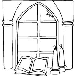 Coloring page: Window (Buildings and Architecture) #168798 - Free Printable Coloring Pages