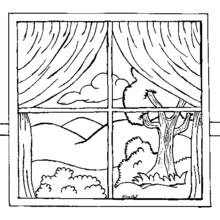 Coloring page: Window (Buildings and Architecture) #168816 - Free Printable Coloring Pages