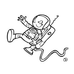 Astronaut (Careers and Professions) coloring page #87600 to print and color