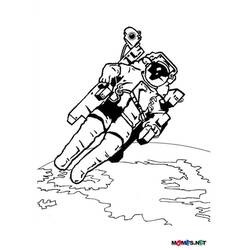 Astronaut (Careers and Professions) coloring page #87601 to print and color