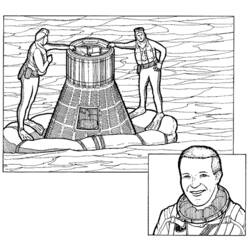 Astronaut (Careers and Professions) coloring page #87652 to print and color