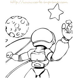 Astronaut (Careers and Professions) coloring page #87654 to print and color