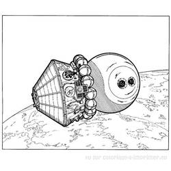 Astronaut (Careers and Professions) coloring page #87670 to print and color