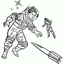Coloring page: Astronaut (Careers and Professions) #87694 - Free Printable Coloring Pages