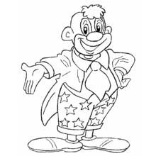 Clown (Careers and Professions) coloring page #90904 to print and color