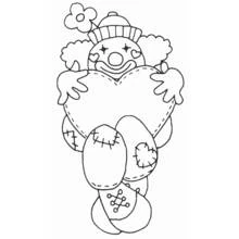 Clown (Careers and Professions) coloring page #90972 to print and color
