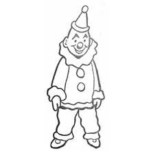 Clown (Careers and Professions) coloring page #91001 to print and color