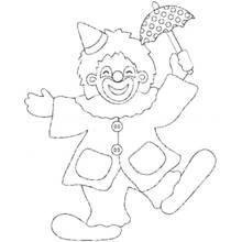 Clown (Careers and Professions) coloring page #91041 to print and color