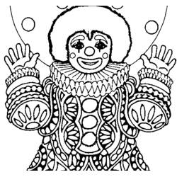 Clown (Careers and Professions) coloring page #91137 to print and color