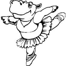 Dancer (Careers and Professions) coloring page #92115 to print and color