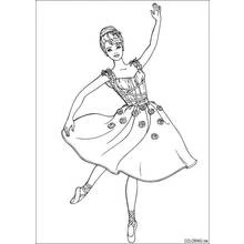 Dancer (Careers and Professions) coloring page #92133 to print and color
