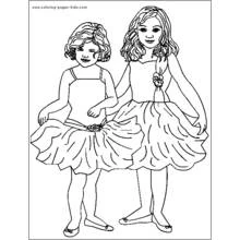 Dancer (Careers and Professions) coloring page #92136 to print and color