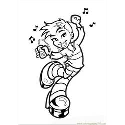 Dancer (Careers and Professions) coloring page #92167 to print and color