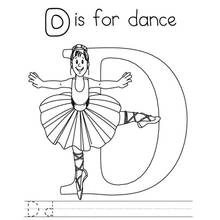 Dancer (Careers and Professions) coloring page #92315 to print and color