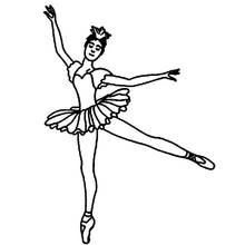 Dancer (Careers and Professions) coloring page #92360 to print and color