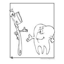Coloring page: Dentist (Careers and Professions) #92858 - Free Printable Coloring Pages
