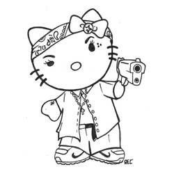 Coloring pages: Gangster - Free Printable Coloring Pages