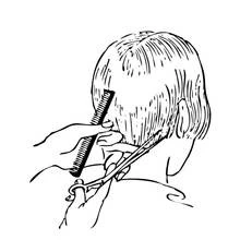 Coloring page: Hairdresser (Careers and Professions) #91253 - Free Printable Coloring Pages