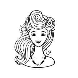 Coloring page: Hairdresser (Careers and Professions) #91265 - Free Printable Coloring Pages