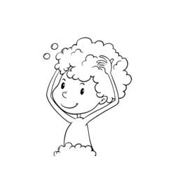 Coloring page: Hairdresser (Careers and Professions) #91329 - Free Printable Coloring Pages