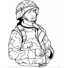 Military (Careers and Professions) coloring page #102118 to print and color