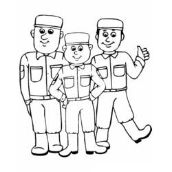 Military (Careers and Professions) coloring page #102206 to print and color
