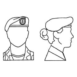 Military (Careers and Professions) coloring page #102317 to print and color