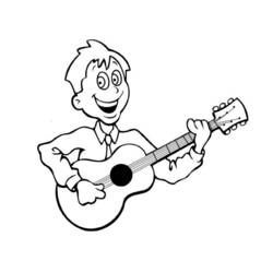Coloring pages: Musician - Free Printable Coloring Pages