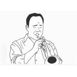 Musician (Careers and Professions) coloring page #102603 to print and color