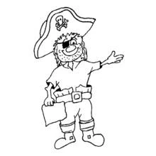Pirate (Careers and Professions) coloring page #105077 to print and color